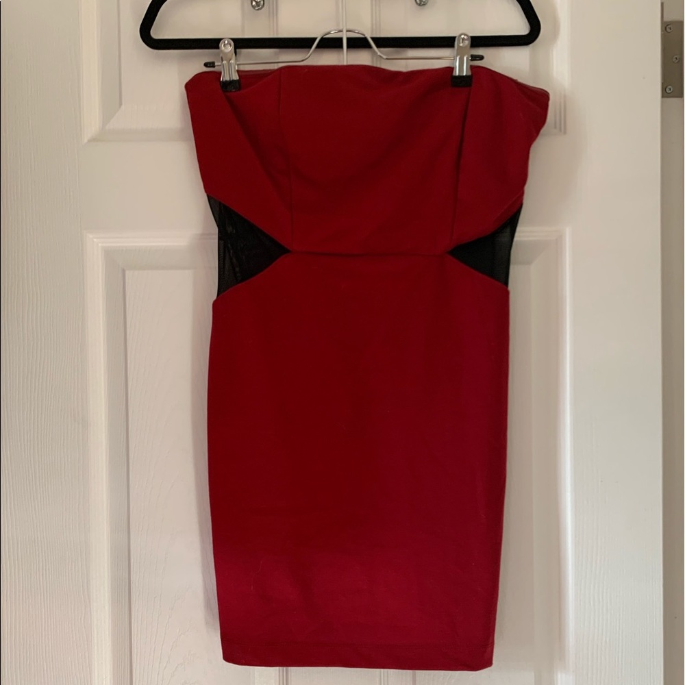 Forever 21 strapless dress size large